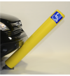 Spring Return Disabled Bollard - 1.3m Safety Yellow