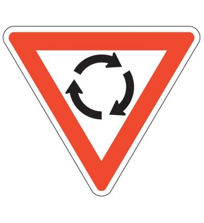 R1-3A Roundabout Sign
