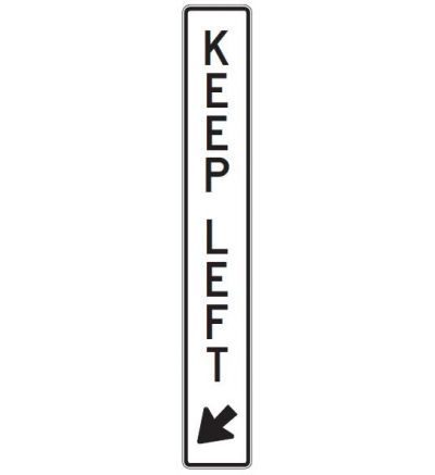 TC9265-3 Keep Left Sign