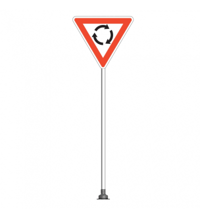 Tall Spring Return Signpost and R1-3A Sign Kit